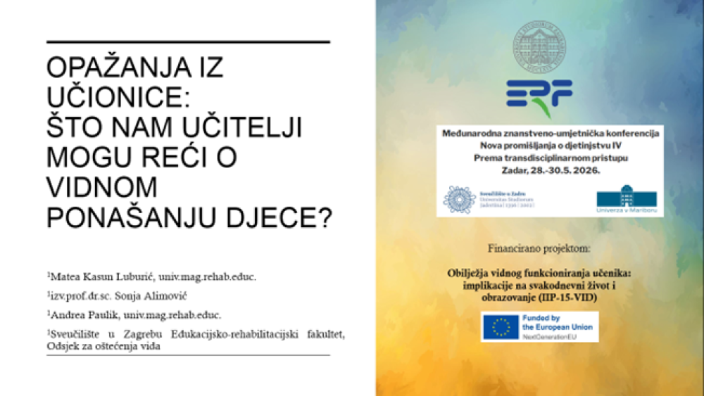 Participation in an international conference Rethinking Childhood
