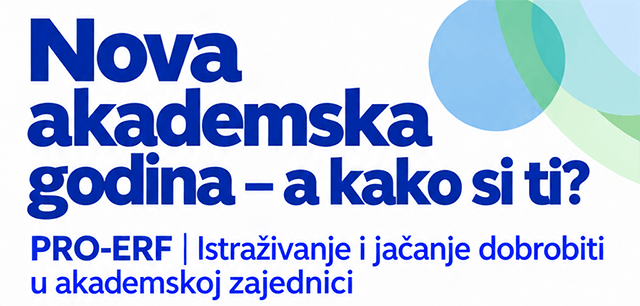 Nova akademska godina – a kako si ti?