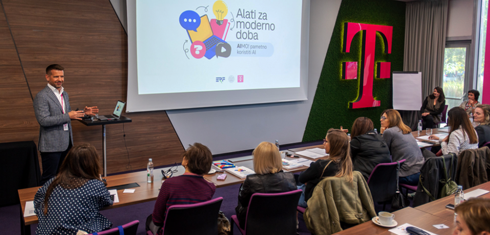 ERF u suradnji s Hrvatskim Telekom pokreće program "Alati za moderno doba – AIMO! pametno koristiti AI"