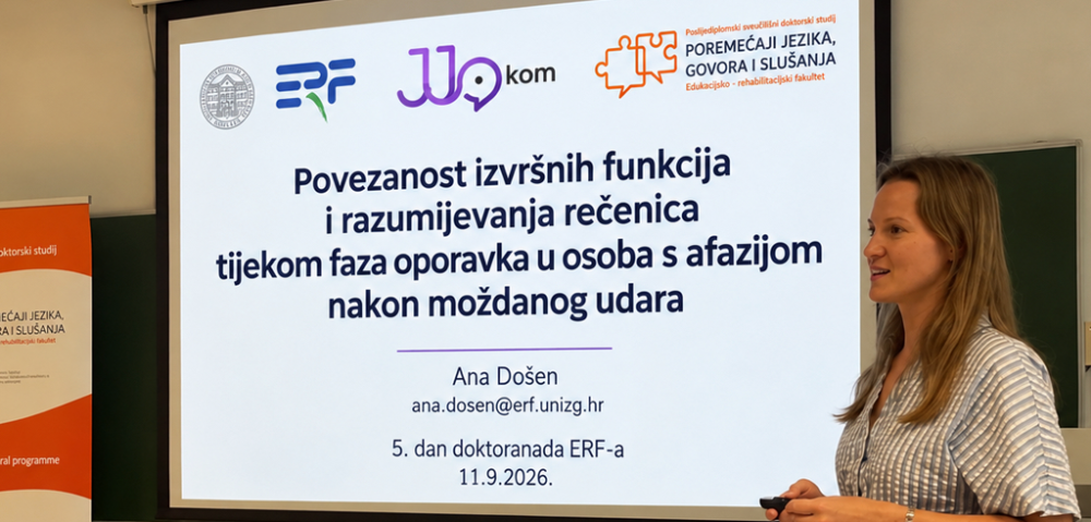 Sudjelovanje na 5. Danu doktoranada ERF-a